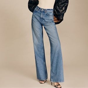 Cary High Rise Slouchy Wide Leg Jeans Colorado